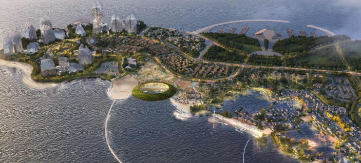 环亚集团乐成中标中南置地唐山湾风情小镇项目设计